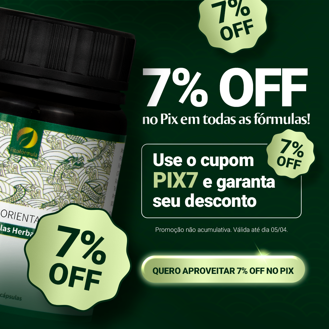 Campanha 7% OFF no pix.